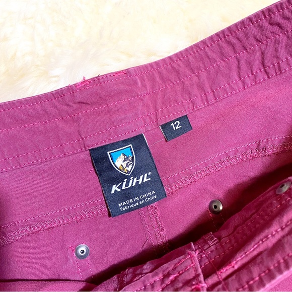 Kuhl Free Range Shorts 6 1/2" in Burgundy - Picture 7 of 12